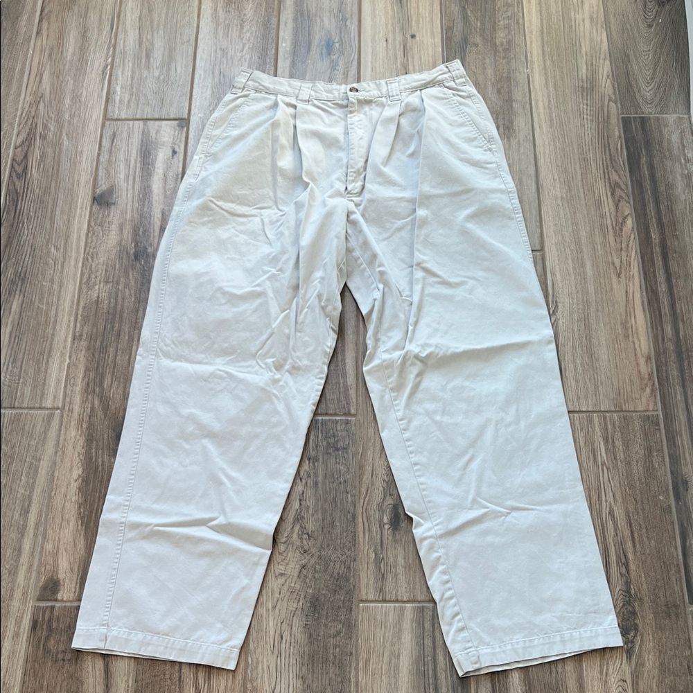 Men's Cream Casual Pants Size 36x34
